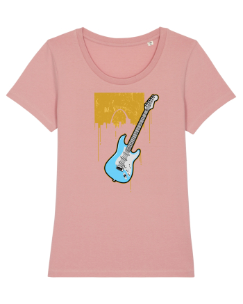 Graffiti Guitar Canyon Pink