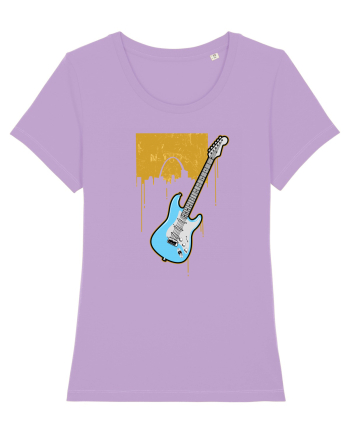 Graffiti Guitar Lavender Dawn