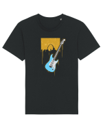Graffiti Guitar Tricou mânecă scurtă Unisex Rocker
