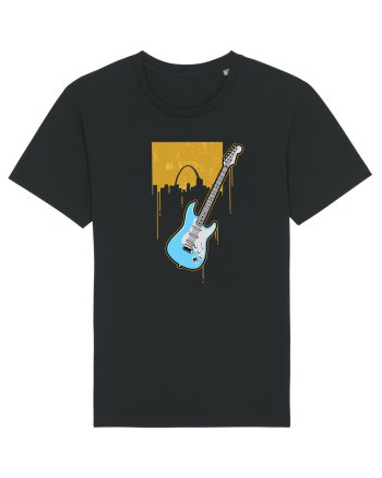 Graffiti Guitar Black