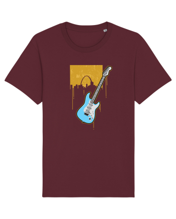 Graffiti Guitar Burgundy