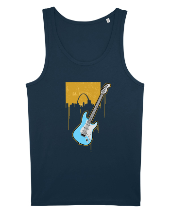 Graffiti Guitar Navy