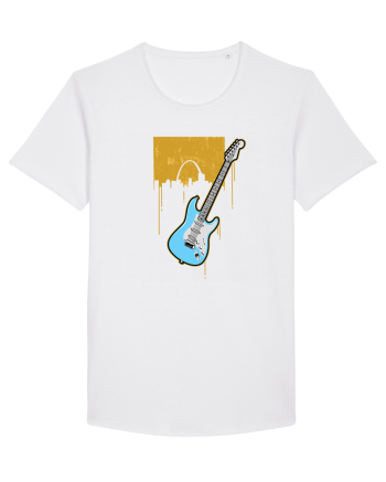 Graffiti Guitar White