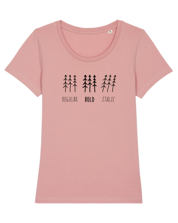 Know Your Forests - Regular Bold Italic Canyon Pink