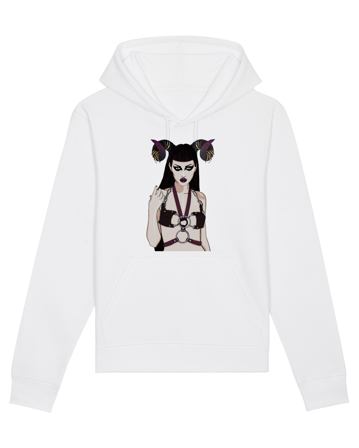 Hanorac Unisex Drummer White